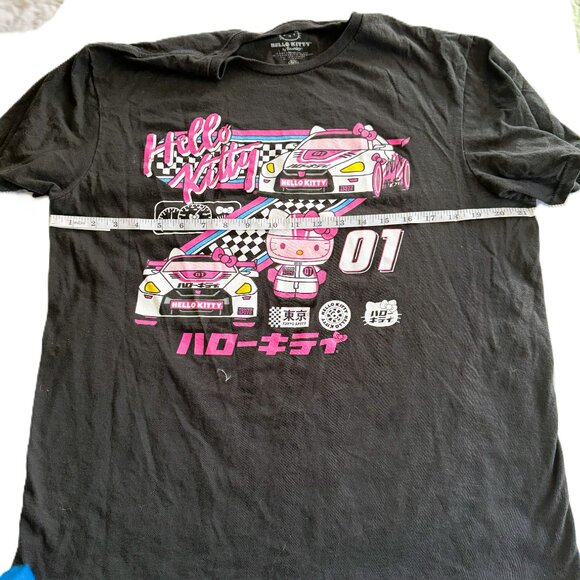 Sanrio Hybrid T-Shirt Size Large Hello Kitty Racing Racecar Tokyo Speed - Picture 7 of 8